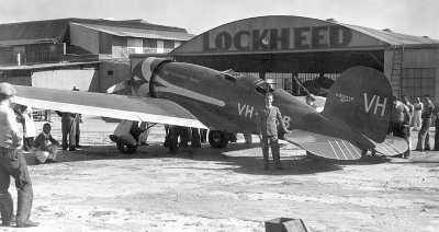 The Lockheed Altair named Lady Southern Cross which disappeared over the Andaman Sea.