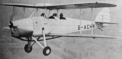 The Avro 638 Cadet from the Airwork Flying Club at Heston on which Eric and Rolf Pasold made their first solo flights in 1935.