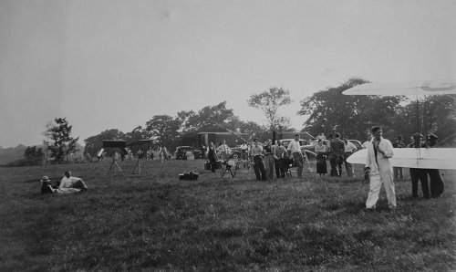 The north west corner of the aerodrome was taken over to become a film set for 1937's 'Moonlight Sonata'.