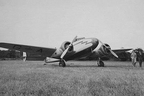 G-AFTL was equipped with up to five hidden cameras, its sleek lines attracting attention wherever it went, a factor Sidney Cotton used to great advantage.