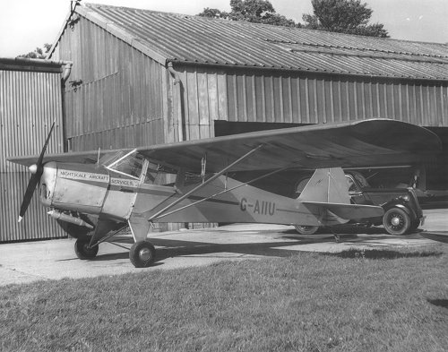 Taylorcraft Plus Model D G-AIIU was purchased by Nightscale Aircraft Services from the Airways Aero Club.