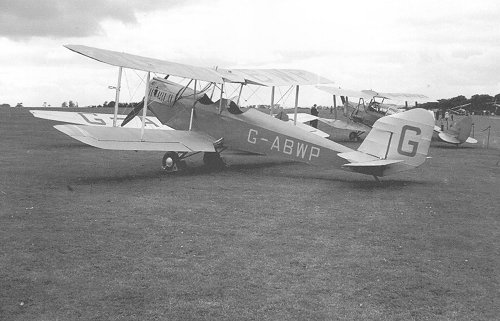 Spartan Arrow G-ABWP photographed at Denham in 1955.