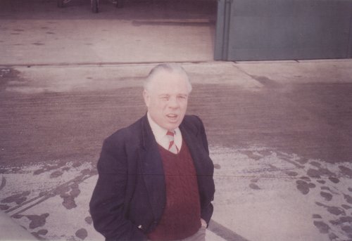 The chief pilot for the United Biscuits Aviation Department, Hughie Kennedy, a genial and popular character.
