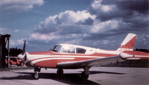 Interestingly, this fabric covered Auster Aiglet Trainer and all metal Piper PA-23 Comanche were built only a year apart, 1959 and 1960 respectively.