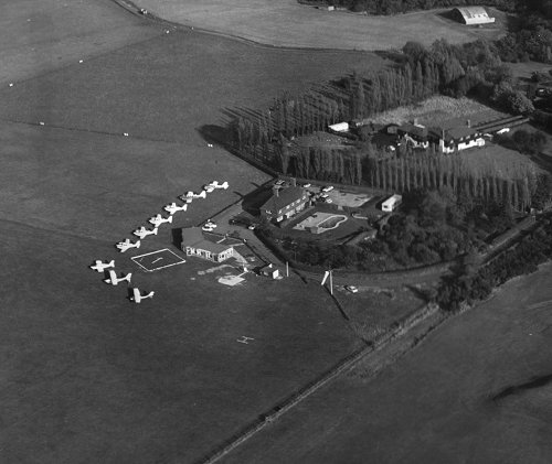 Just a small part of the Gregory Group's fleet assembled at Denham for a publicity shot in 1966. The costly Tshombe incident was to have serious repercussions for the group.