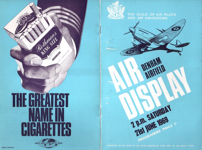 The programme for the 1969 GAPAN Air Display.