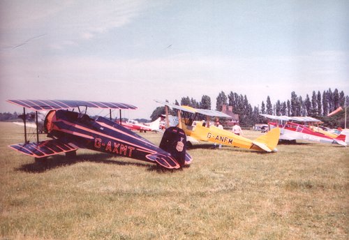 James Gilbert bought his immaculate Bucker Bu.133 Jungmeister to Denham to perform an aerobatic display.