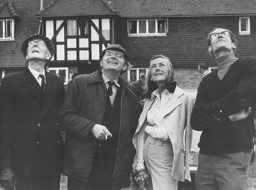 Amongst the crowd enjoying the Tiger Club display were aerodrome founder Dr Myles Bickerton, aviation enthusiast Dr. James Monroe, aerodrome neighbour Lady Douglas of Kirtleside and Ian Paul, one of the directors of Bickerton's Aerodromes Ltd.