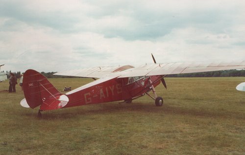 The 1975 display commemorated the 50th Anniversary of Sir Alan Cobham's 1925 flight to the Cape of South Africain a dH.60, so included a great many versions of the de Havilland Moth family, including this immaculate dH.85 Leopard Moth.