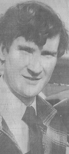 Flying instructor John Wilkinson was interviewed by local reported Judith Birch in 1976, while he was the Conservative candidate for Member of Parliament for Ruislip-Northwood.