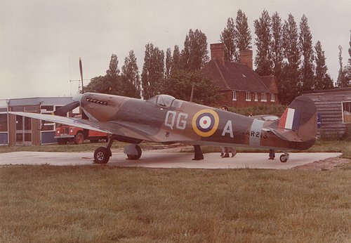 One of the visitors to the GAPAN display was Duxford based Supermarine Spitfire Mk 1a AR213.