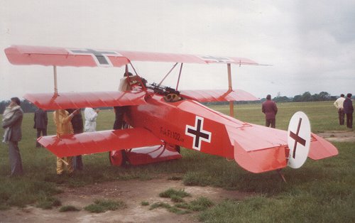 Tony Bianchi's Personal Plane Services brought this Fokker Dr.1 Triplane replica to the show.