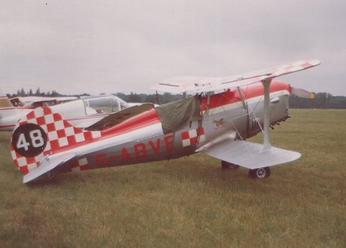 The rarest aircraft at the show was the only Arrow Active Mk II ever built, G-ABVE. Constructed in 1932, this was intended as a racing aircraft with a 120hp de Havilland Gipsy III engine.