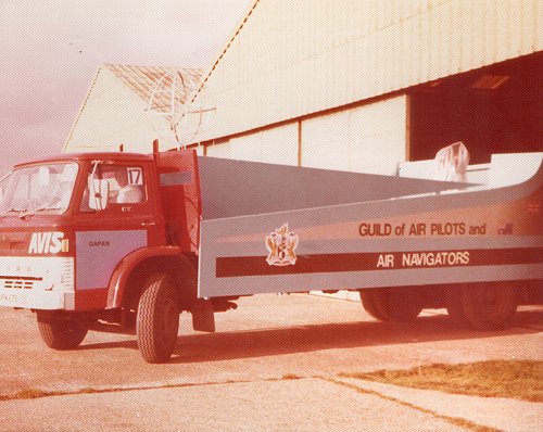 The new Lord Mayor of London's float was built in the hangars at Denham.