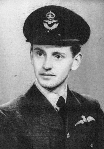 Owen Cubitt in RAFVR uniform as a Pilot Officer. He was radio engineer at Denham for many years.
