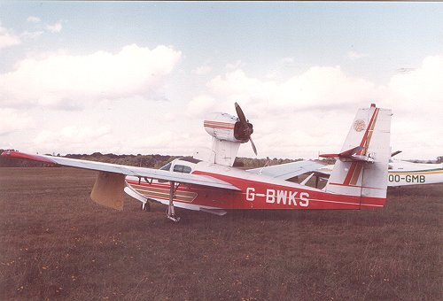 A very unusual visitor was this Lake LA-4 Buccaneer amphibian from the Newell Aircraft and Tool Company based at Oxford.