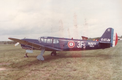 Now in a French Navy colour scheme, this Messerschmitt Me 208 had been restored at Denham by Harry Elkin and Owen Cubbit.