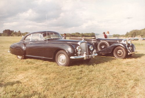 British engineering at its finest, two of the Bentley Owners Club immaculate examples that formed part of the car parade.