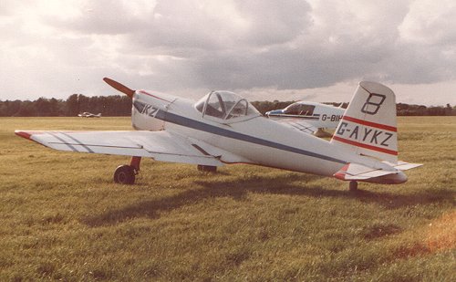 A real surprise at the display was the incredibly rare SAI KZ-VIII aerobatic and racing aircraft.