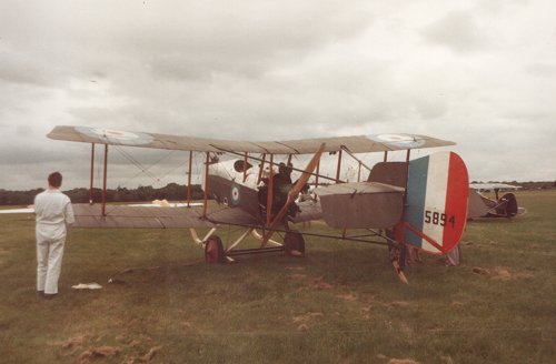 Staying with rare inclusions in the programme, this replica Vickers FB.9 Gunbus was built to be used in a movie.