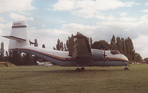 This de Havilland Canada dHC-4 Caribou landed at Denham in July, en-route from Kenya to Canada.