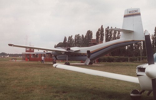 Refuelling and loading the Caribou at the fuel stand, where the tailplane was actually higher than the tower.