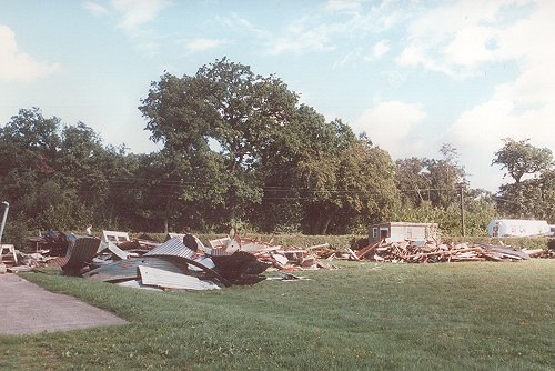 With the buildings demolished, clearance and construction could begin.