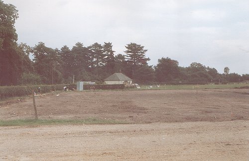 The first task was to level and grade the site