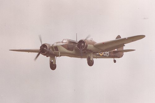 British Aerial Museum's beautiful Bristol Blenheim Mk IV, shortly before the accident at Denham.