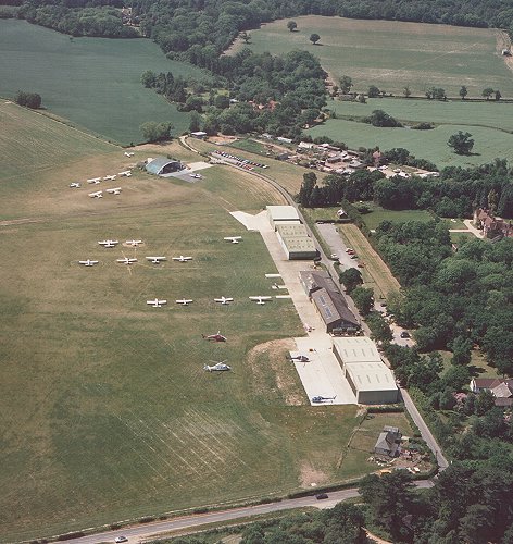 Denham aerodrome in the summer of 1988.