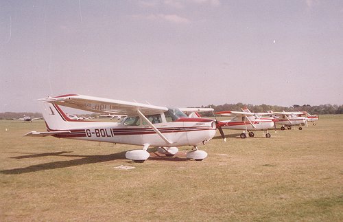 Aircraft of the Denham Cessna Flight Centre in 1988.