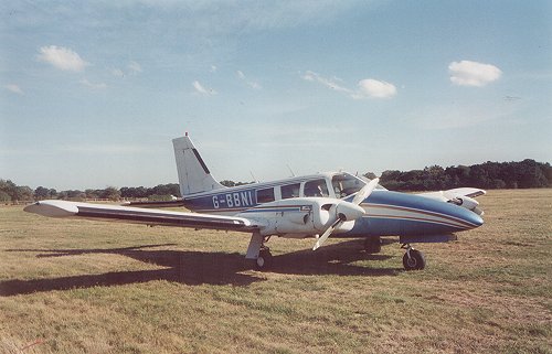Derek Boyer regularly flew in from Guernsey in his Piper PA34 Seneca to assist his brother, the local gravel merchant W.G Boyer, a man from whom Myles Bickerton had purchased part of the aerodrome.