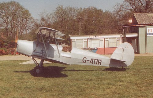 This Stampe SV4C was owned by Clive Watson at the beginning of the year, but was purchased by local aviation author and jounalist Nick Bloom, who was to operate it from his farm strip nearby for the next twelve years.