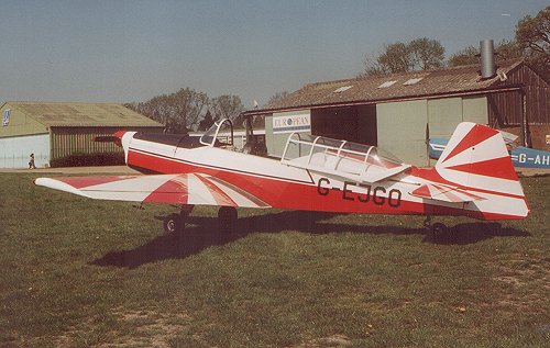 One of the great competition and aerobatic training aircraft of the 1960s and 1970s, this Zlin Z.226T was bought by Nick Radford in 1985 and remained at Denham until 1997.