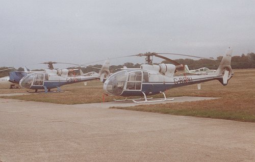 These Gazelles were both bought and sold by European Helicopters in 1989, after varied careers both were exported to Hungary.