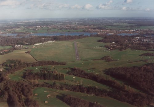 Denham Aerodrome as it was on 18 January.