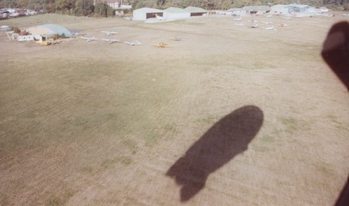 Despite being a single-engined two seat aircraft, the Colt airship casts a giant shadow.