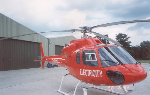 The South West Electricity Board had found helicopters so valuable in patrolling the electrical network on fault finding missions that their fleet increased to four aircraft with the purchase of G-OHMS from European Helicopters. This aircraft would return to Denham in a very different role in 2012.