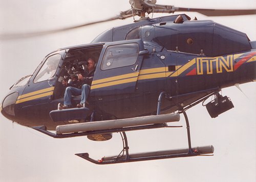 G-OITN's cabin was extensively modified to accomodate the gyro-stabilised camera, recording and playback equipment, a searchlight and a microwave link to allow live broadcast of film from the aircraft.