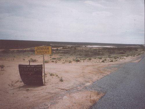 Denham Airport, Shark Bay, Western Australia is a very different environment to Buckinghamshire, but an ecologically important one and home to a range of parks and reserves.