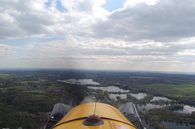 This photo was taken from an aircraft at Maple Cross just about to enter right base.